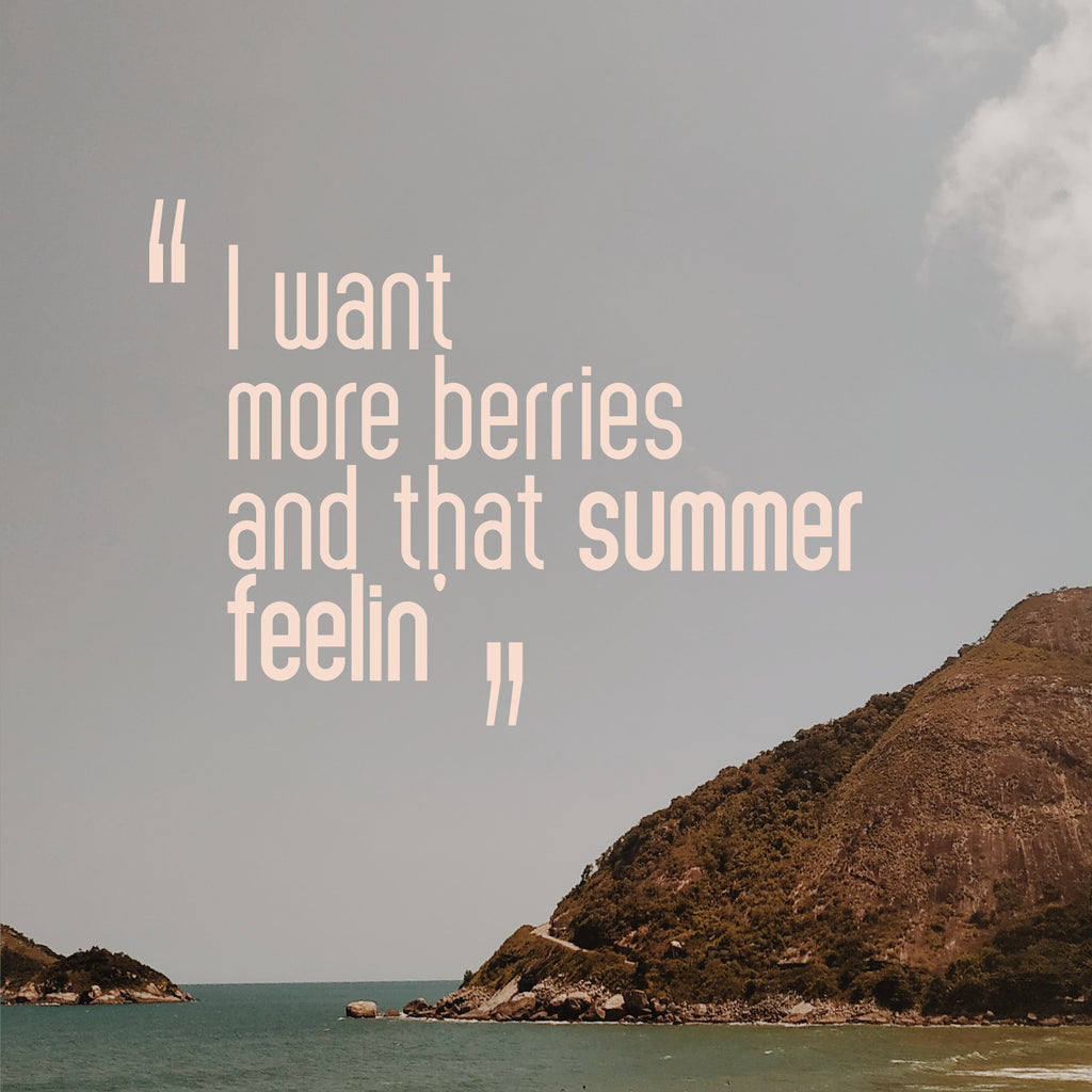 I want more berries and that summer feeling, Ilunna multimarca brasileña en colombia